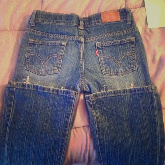 Levi's 517 flare (pink emblem)