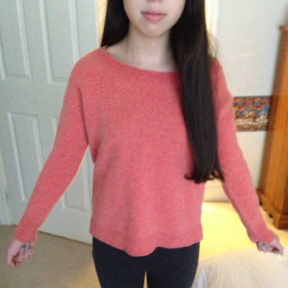 Orangey-Peach Sweater