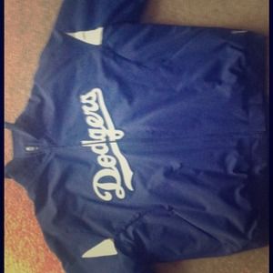 Authentic Mens Dodger's players game day jacket
