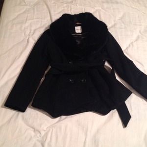 Bebe faux fur winter coat