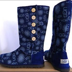 UGG Lo Pro Denim Jacquard Boots