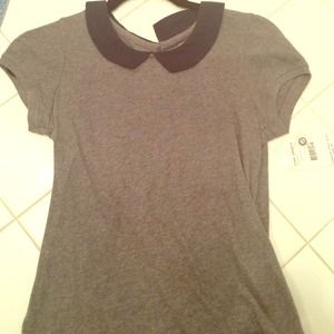 Grey free people top