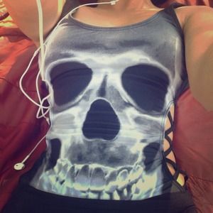Bikini skull , 1 piece