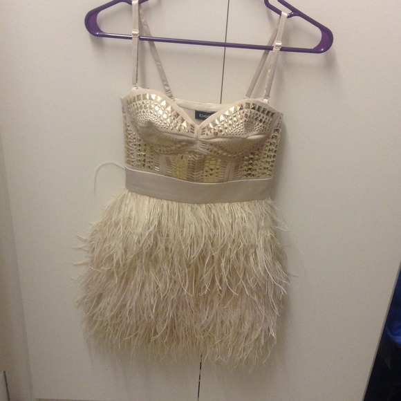 Bebe champaign dress