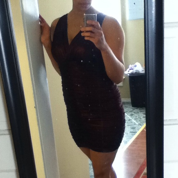 👗Metallic Forever 21 Dress