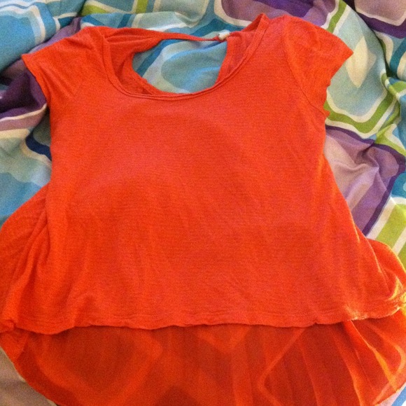 cute orange top