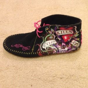 Authentic Ed Hardy shoes