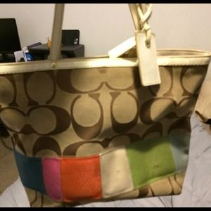 Gently used authentic coach purse