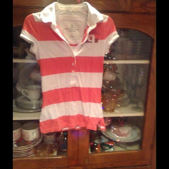 Pink/white striped shirt🚫SOLD🚫