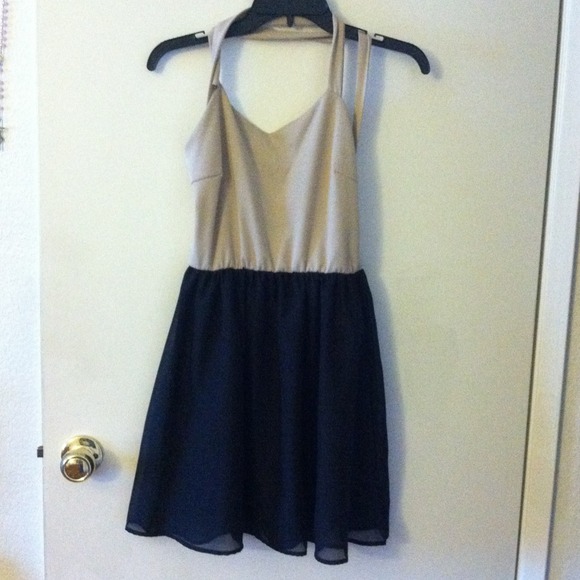 Black and nude dress