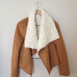 Brandy Melville cozy suede jacket