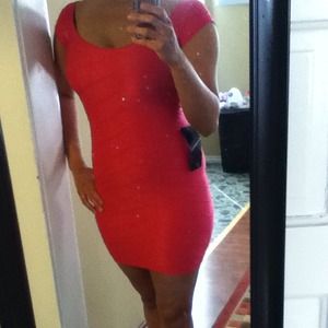 *reduced*👗Pink Bebe dress(✋price is firm)