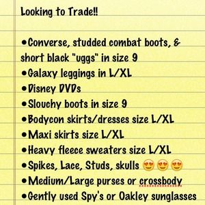 Looking to Trade!!