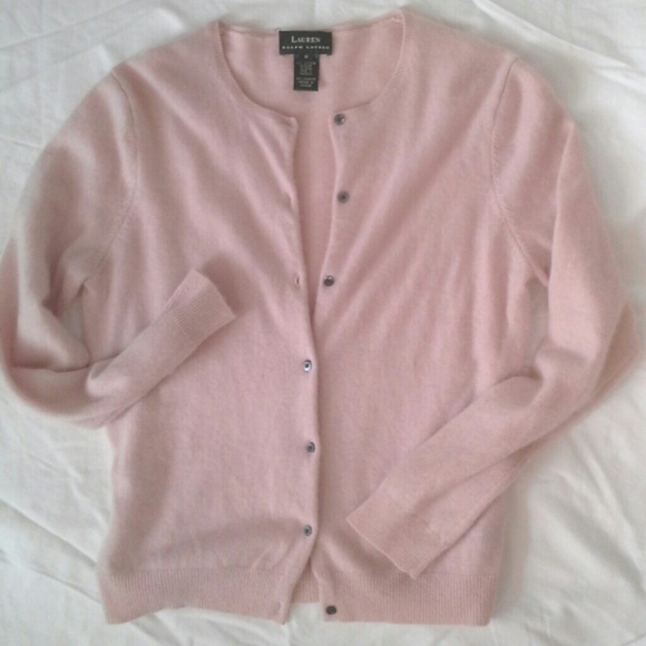 Lauren Pink Cashmere cardigan