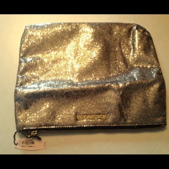Victoria's Secret gold sparkle clutch - Picture 4 of 4
