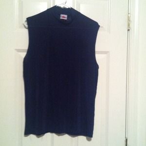 Sheer Mock Turtleneck