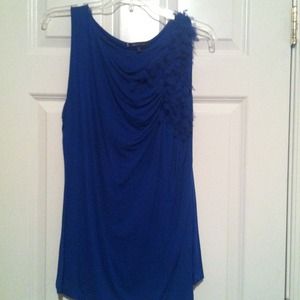 Blue Sleeveless top