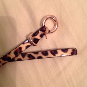 Leopard belt