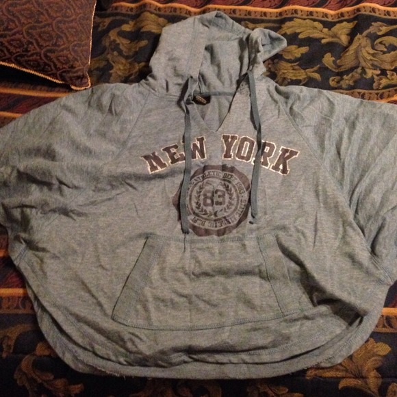 Bat Winged Cropped Hoodie