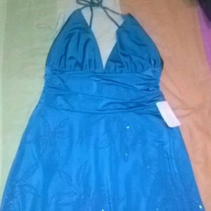 Forever21 teal dress.