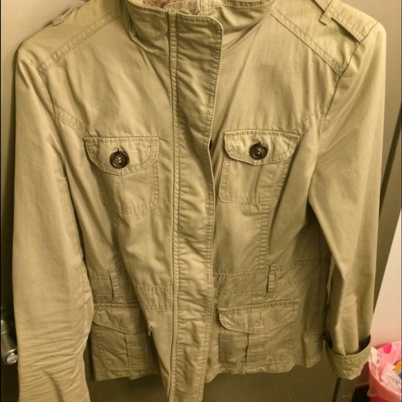 Camel Cargo Jacket