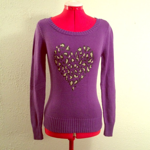 purple sweater
