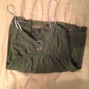 ❌Sold❌Green tank top