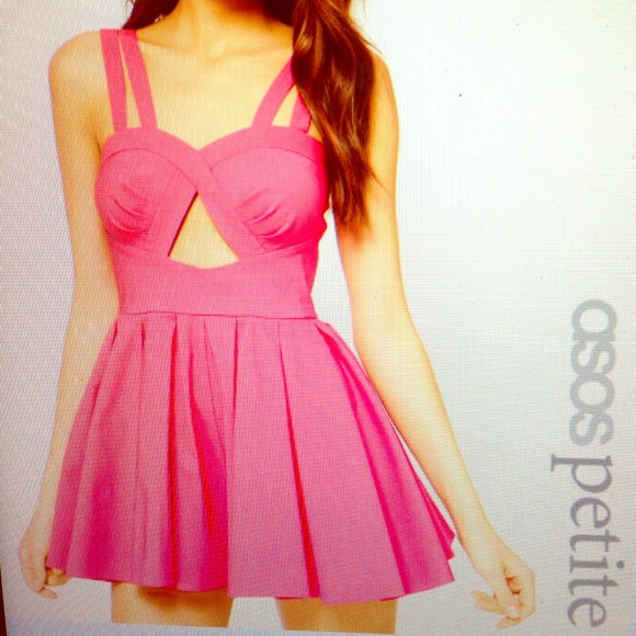 🚫SOLD🚫ASOS Pink Romper with cut outs