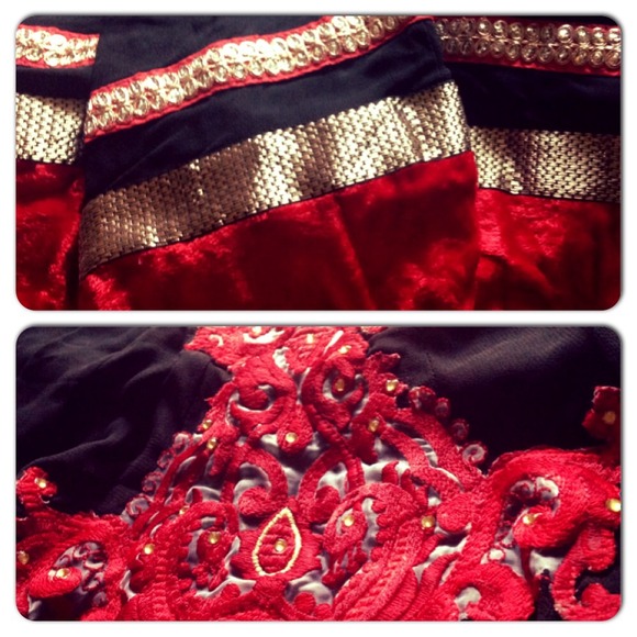 Bollywood Style Anarkali Dress - Picture 3 of 4