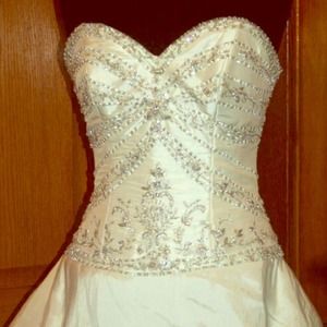 Custom wedding dress. New with tag. $999 tag