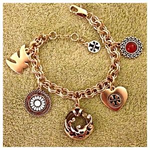 Tory Inspired Charm Bracelet