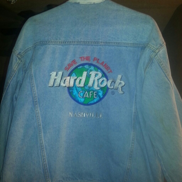 Hard Rock Cafe From Nashville Blue Jean Jacket