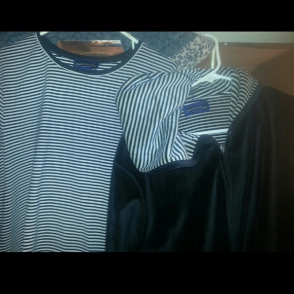 Coldwater Creek Woman's Black Hoodie & Shirt Combo