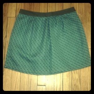 Flirty teal skirt NWOT