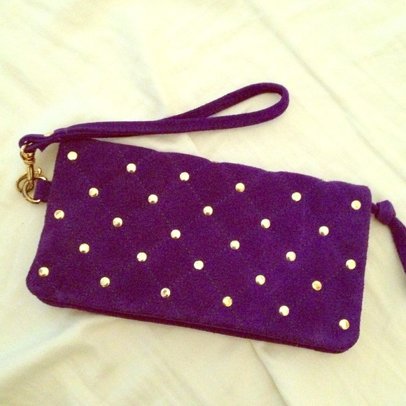 Deep purple small clutch - Picture 1 of 4
