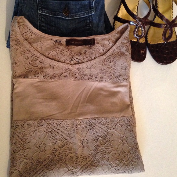 The Limited Tops - LACY SHIRT FROM THE LIMITED, SZ M