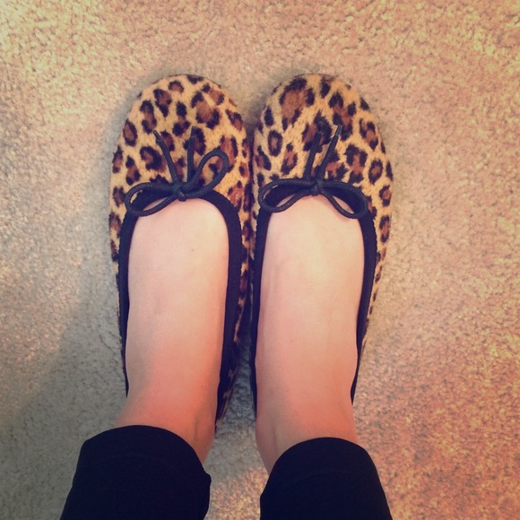 Shoes - Leopard Ballet Flats