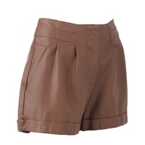 Lauren Conrad |  faux leather shorts - Picture 2 of 2