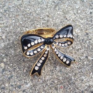Betsey Johnson Jewelry - ‼️SALE‼️New Betsey Johnson Crystal Bow Ring! 🎀 Betsey Johnson Jewelry - ‼️SALE‼️New Betsey Johnson Crystal Bow Ring! 🎀