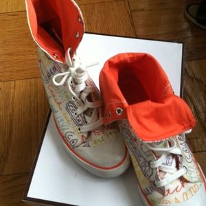 Coach Hightop Sneakers -size 7