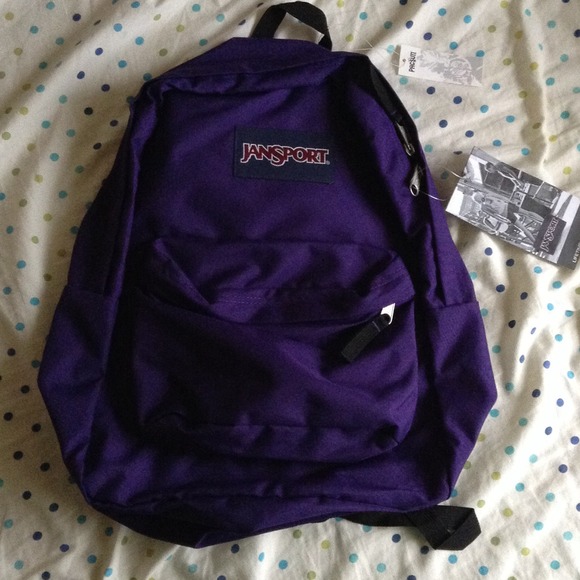 New purple jansport backpack
