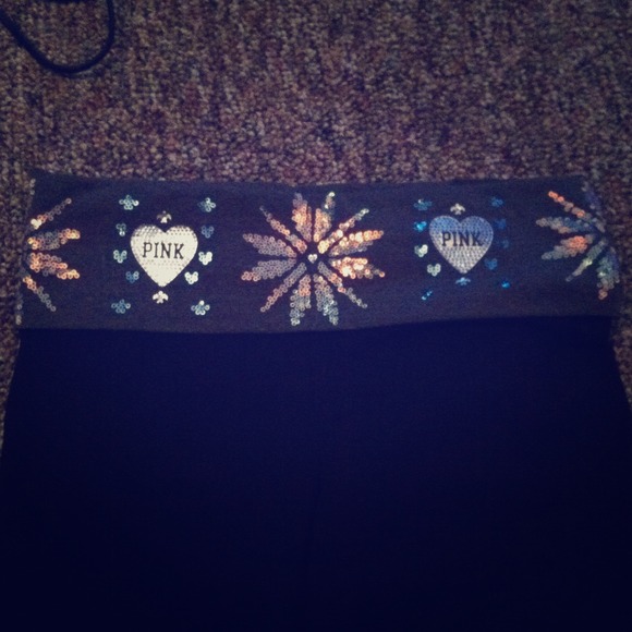 Victorias Secret snowflake bling yogas!
