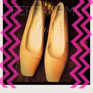 Vintage Ferragamo Flats, Made in Italy