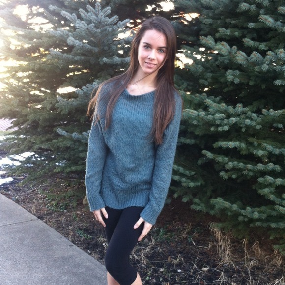 Cozy warm sweater(: a little oversized