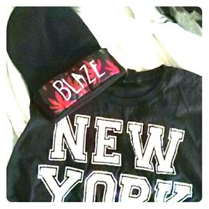 sold  🔥BLAZE🔥 red and black maryjane beanie