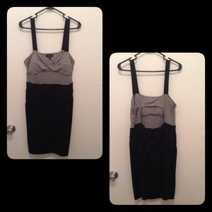 SOLD in Bundle!! BeBe Black & White Dress