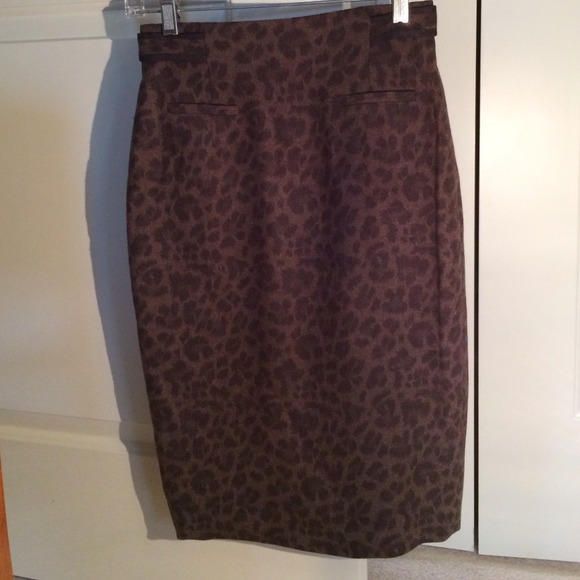 🎉HOST PICK 🎉 Rebecca Taylor leopard pencil skirt