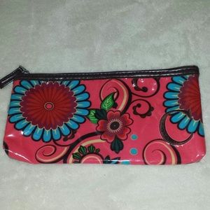 "C" Monogrammed Travel Pouch.