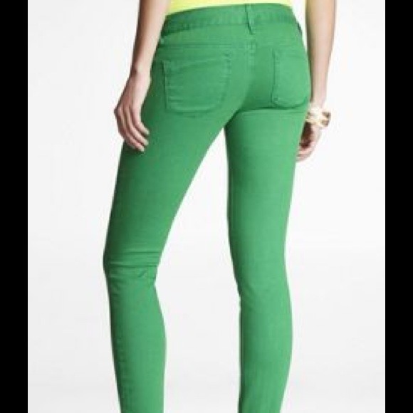Express green jegging