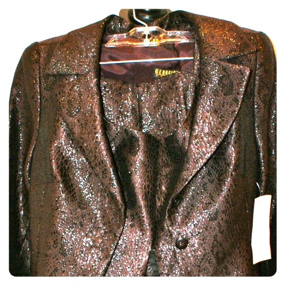 New Georgiou Pant Suit - Brown Print